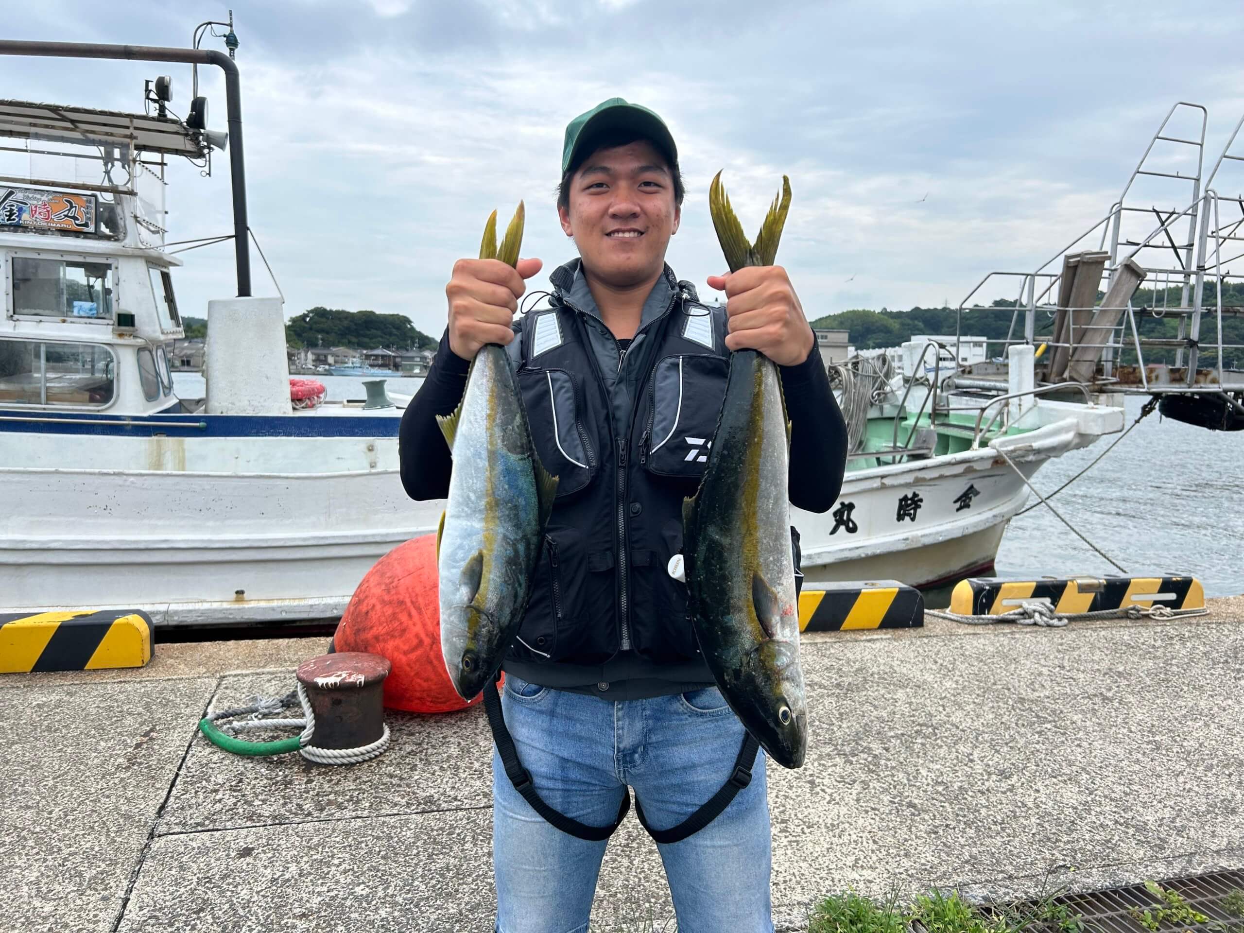 山陰 浜田港 渡船 金時丸 2025年8月9日 波止 釣果報告1