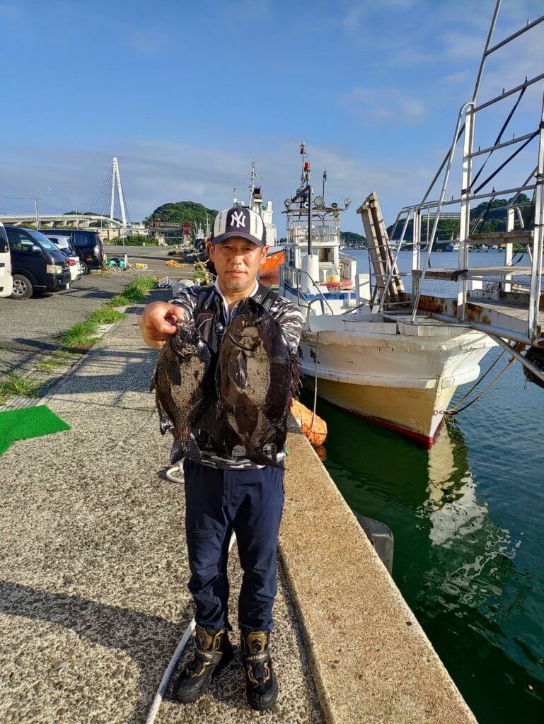 山陰 浜田港 渡船 慶禄 2025年8月15日磯 釣果報告1