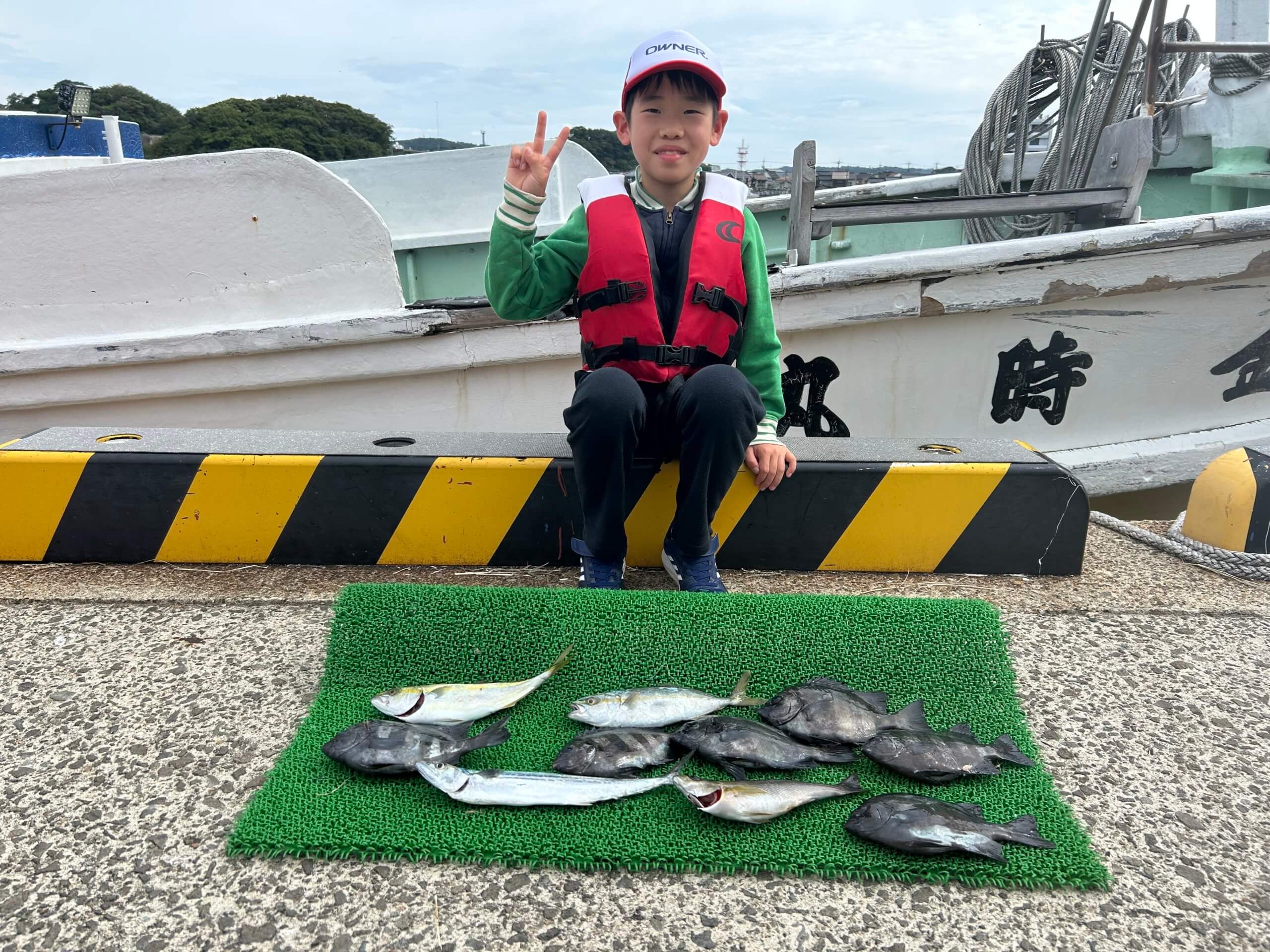 山陰 浜田港 渡船 金時丸 2025年9月20日 波止 釣果報告1