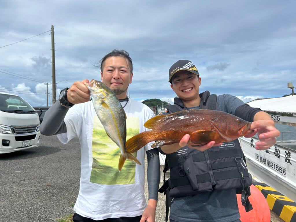 山陰 浜田港 渡船 金時丸 2025年9月21日 波止 釣果報告2