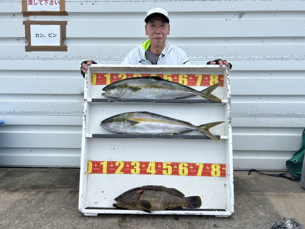 山陰 浜田港 渡船 金時丸 2025年9月27日 波止 釣果報告1