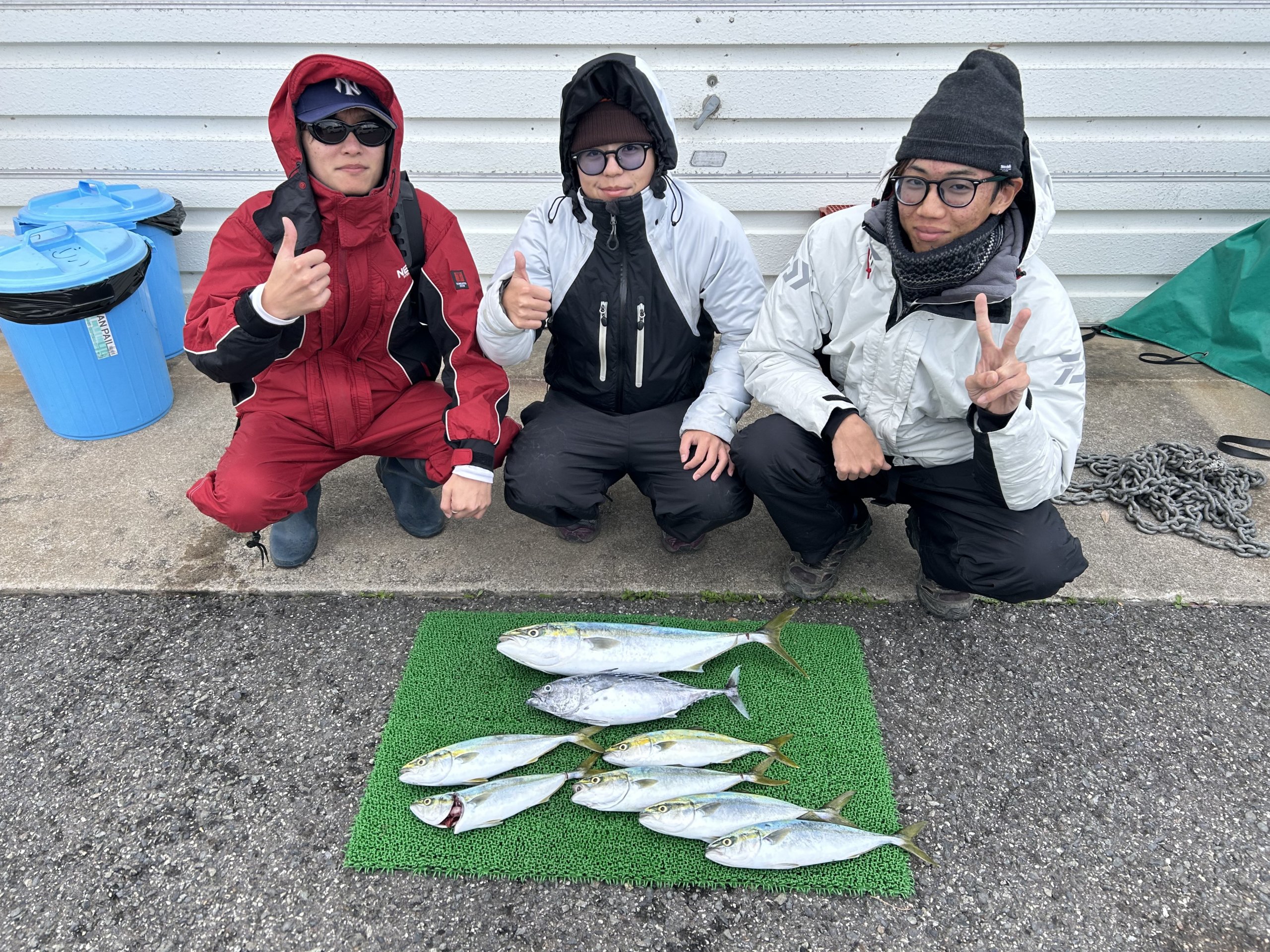 山陰 浜田港 渡船 金時丸 2025年11月20日 波止 釣果報告1