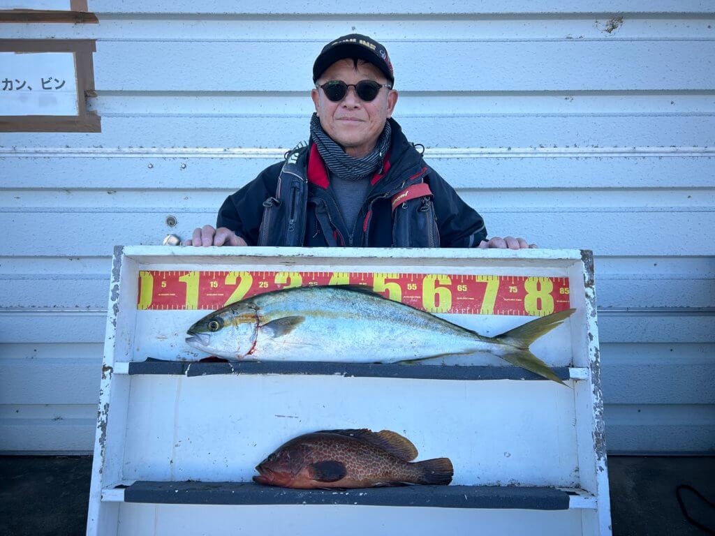 山陰 浜田港 渡船 金時丸 2025年12月10日 波止 釣果報告4