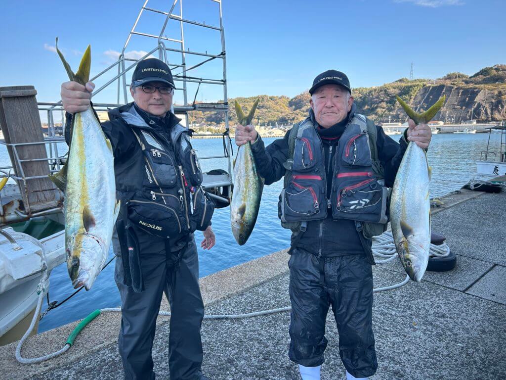 山陰 浜田港 渡船 金時丸 2025年12月10日 波止 釣果報告1