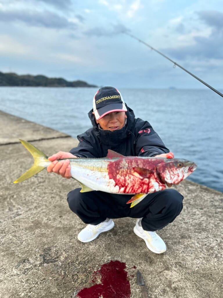 山陰 浜田港 渡船 金時丸 2025年12月10日 波止 釣果報告5