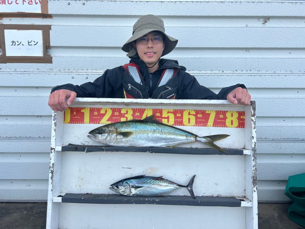 山陰 浜田港 渡船 金時丸 2025年12月23日 波止 釣果報告1