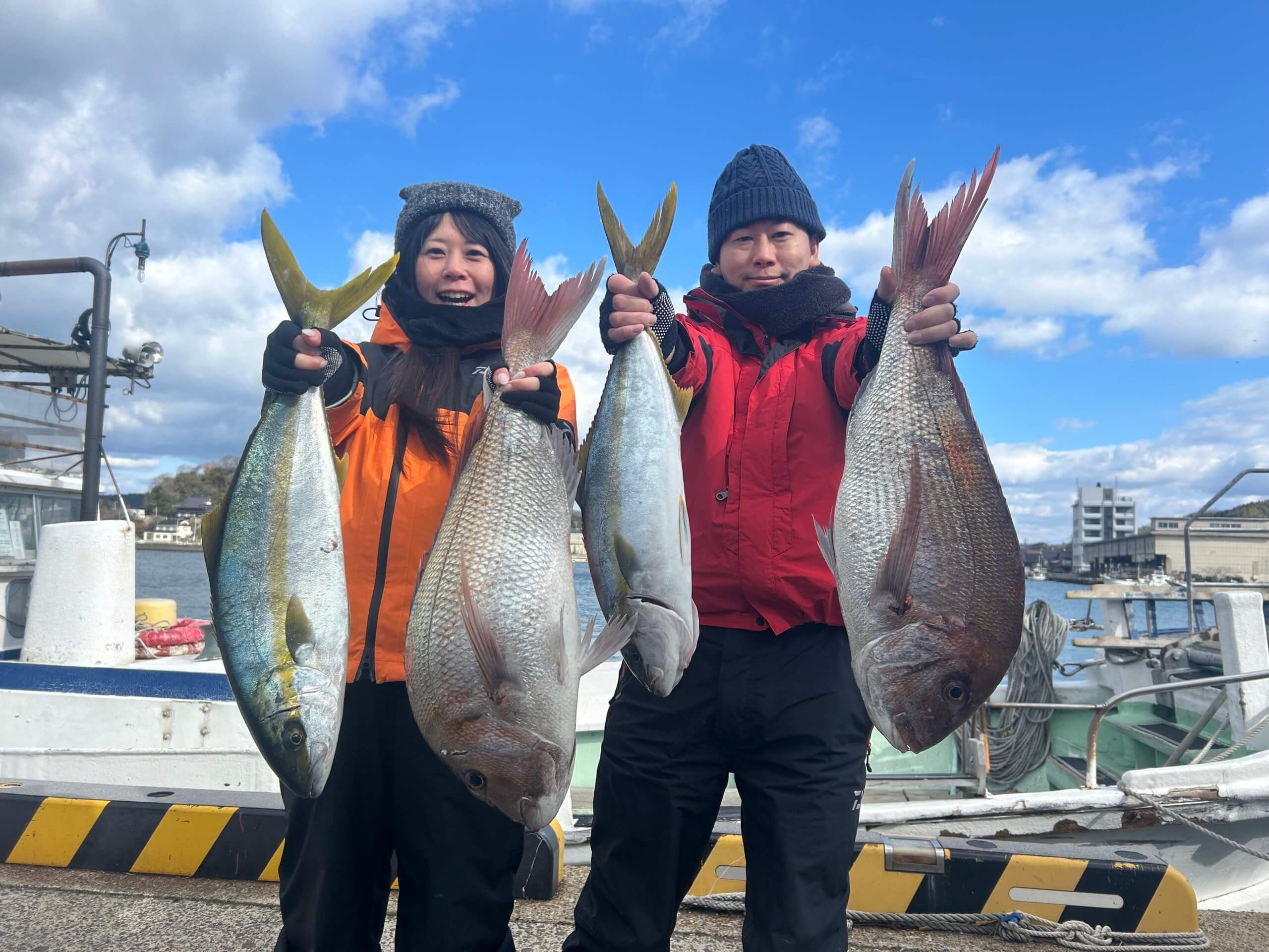 山陰 浜田港 渡船 金時丸 2026年1月9日 波止 釣果報告1