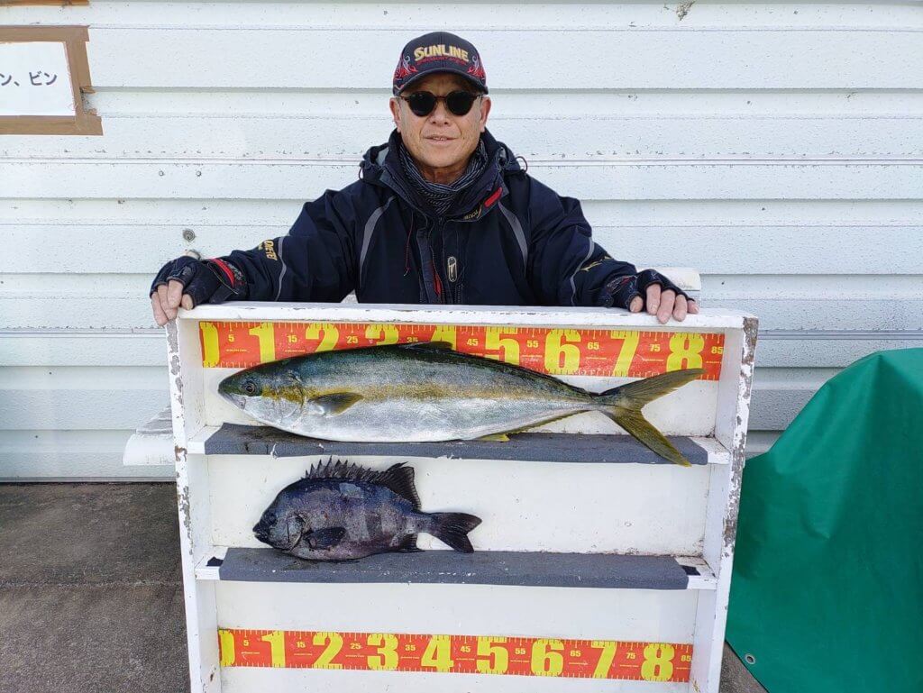 山陰 浜田港 渡船 金時丸 2026年1月31日 波止 釣果報告1