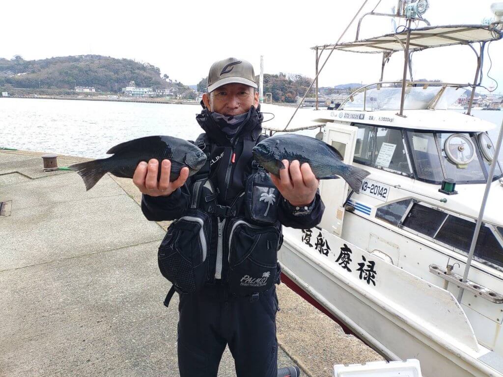 山陰 浜田港 渡船 慶禄 2026年2月11日 磯 釣果報告1