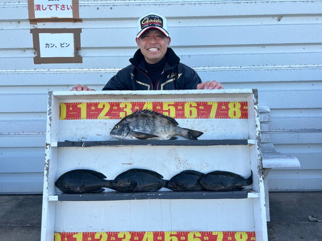 山陰 浜田港 渡船 慶禄 2026年2月15日 磯 釣果報告6