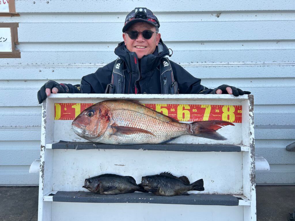 山陰 浜田港 渡船 金時丸 2026年3月9日 波止 釣果報告2