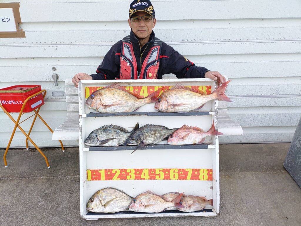 山陰 浜田港 渡船 慶禄 2026年3月11日 磯 釣果報告1