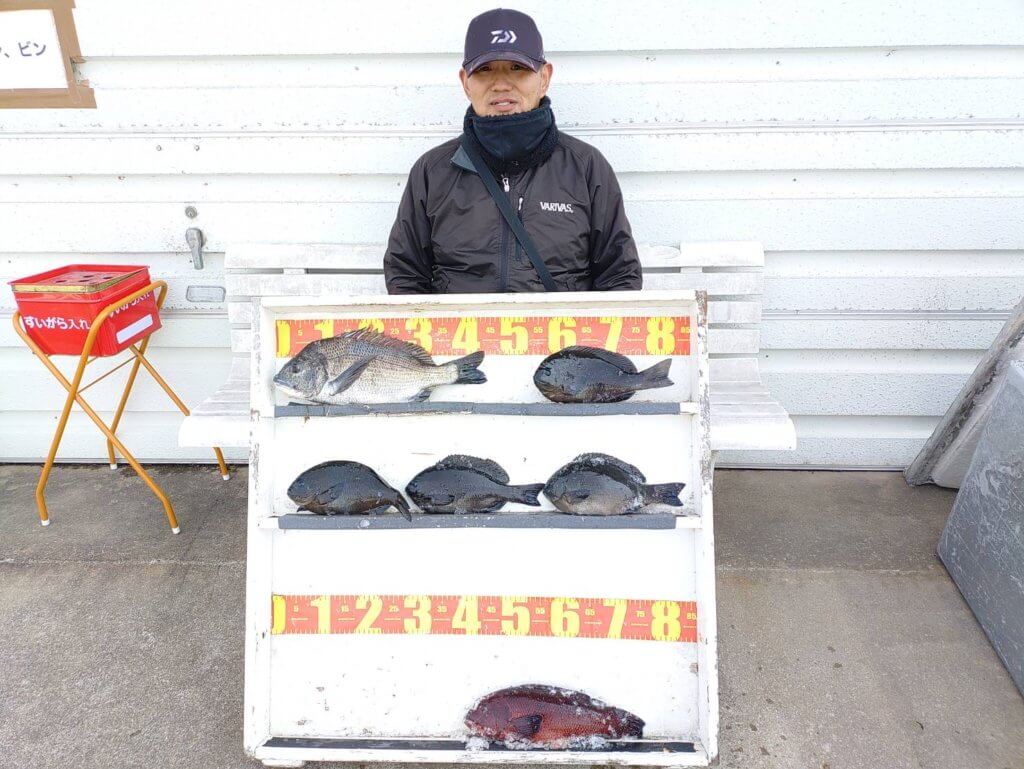 山陰 浜田港 渡船 慶禄 2026年3月11日 磯 釣果報告5