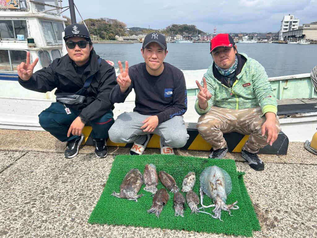 山陰 浜田港 渡船 金時丸 2026年4月2日 波止 釣果報告1